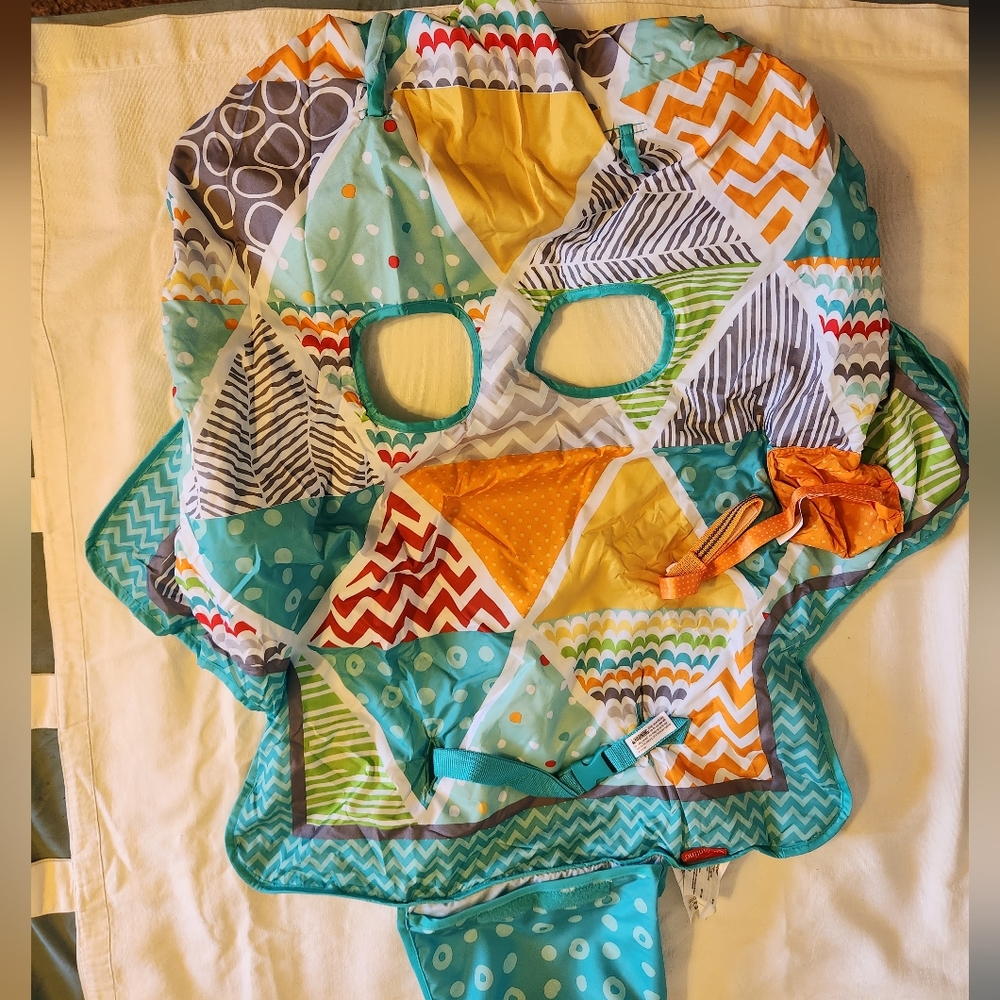 Shopping cart seat cover